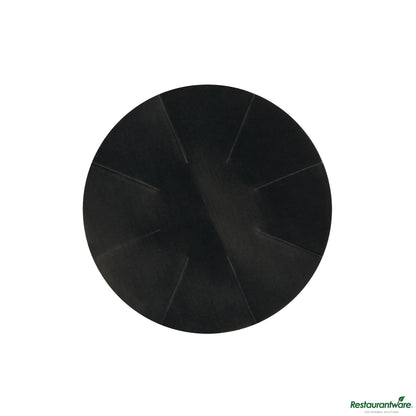 Wholesale Restaurantware Round Black Fiberglass Cupcake / Muffin Liner - Non-Stick, Foldable - 2" X 2" X 0"- Bulk