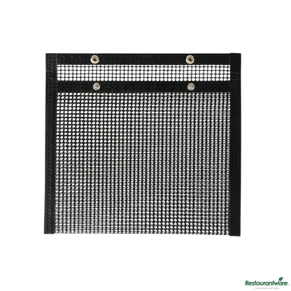 Wholesale Restaurantware Rectangle Black Ptfe Mesh Grill Bag - Non-Stick - 8.7" X 10.5" X 0.03"- Bulk