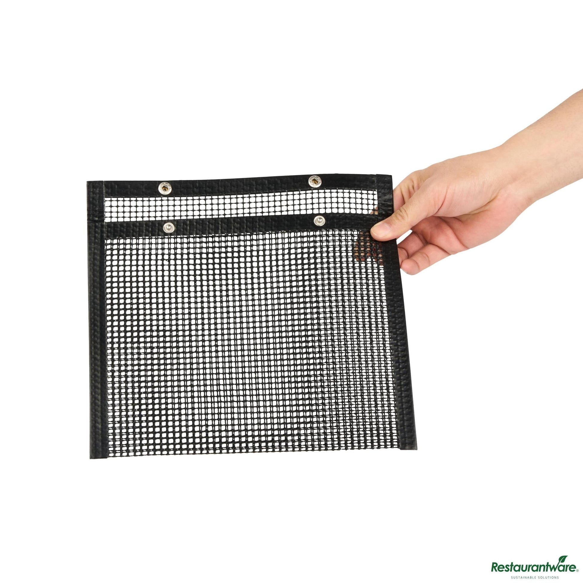 Wholesale Restaurantware Rectangle Black Ptfe Mesh Grill Bag - Non-Stick - 8.7" X 10.5" X 0.03"- Bulk