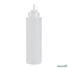 Wholesale Restaurantware 32 Oz Clear Plastic Squeeze Bottle - with Cap, Wide Mouth - 3.1" X 3.1" X 11.4"- Bulk