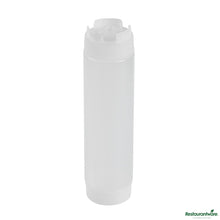 Wholesale Restaurantware 16 Oz Clear Plastic Squeeze Bottle - Inverted, Refill & Dispensing Lid - 2.3" X 2.3" X 8.9"- Bulk