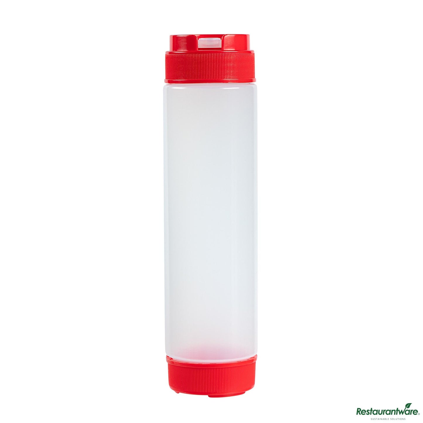Wholesale Restaurantware 16 Oz Red Plastic Squeeze Bottle - Inverted, Refill & Dispensing Lid - 2.3" X 2.3" X 8.9"- Bulk