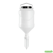 Wholesale Restaurantware 5l Plastic Hanging Bottle Condiment Pump Dispenser-with Squeeze Nozzle - 7.3" X 7.3" X 19.5"- Bulk