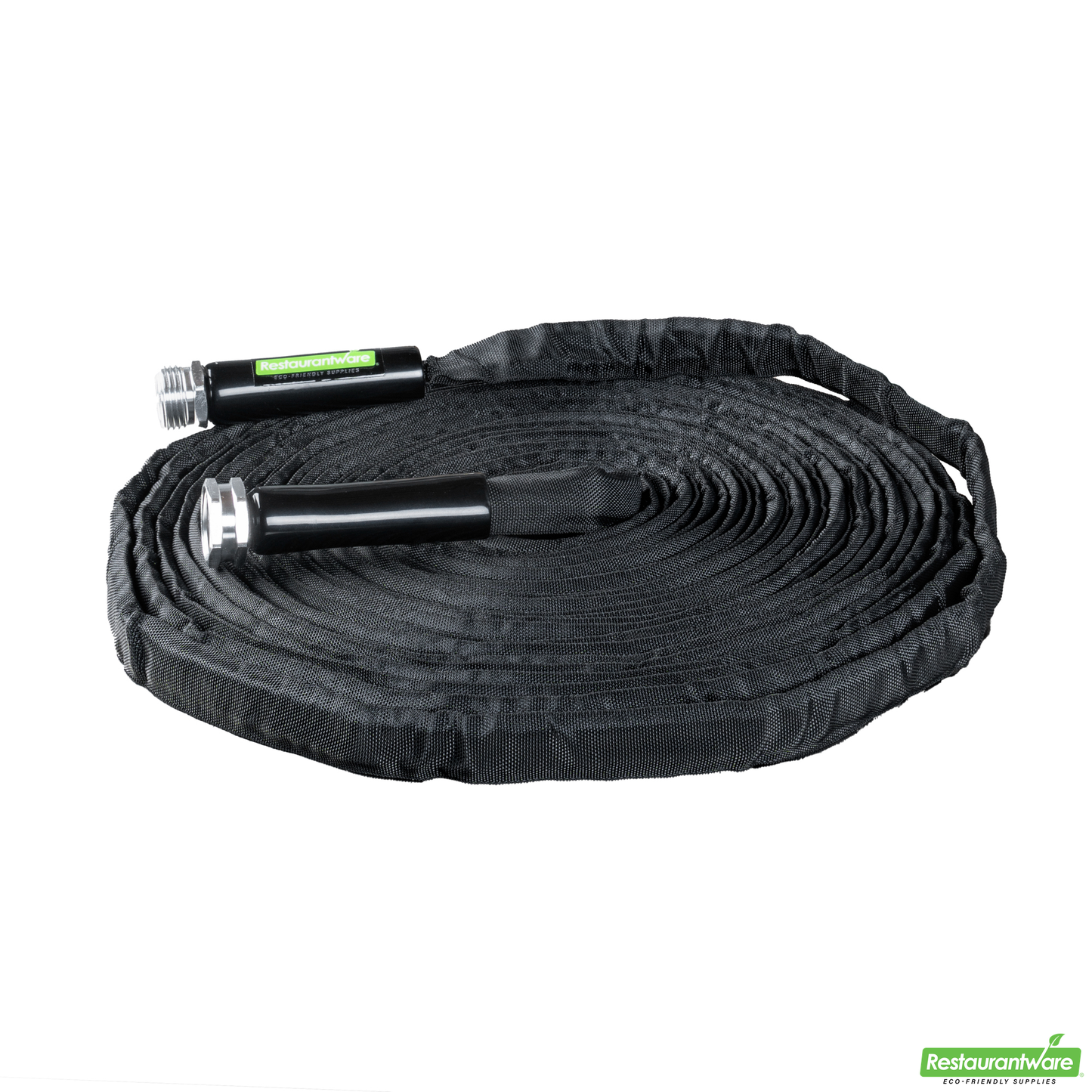 Wholesale Restaurantware Handy Tek Black Fabric Garden Hose - Lightweight, Kink-Free, Flexible - 50' - 1 Count Box- Bulk
