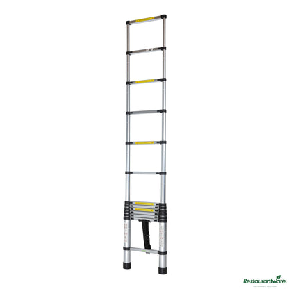Wholesale Restaurantware Aluminum Telescoping Extension Ladder - 330 Lb Load Capacity - 33.9" X 19.3" X 3.2"- Bulk
