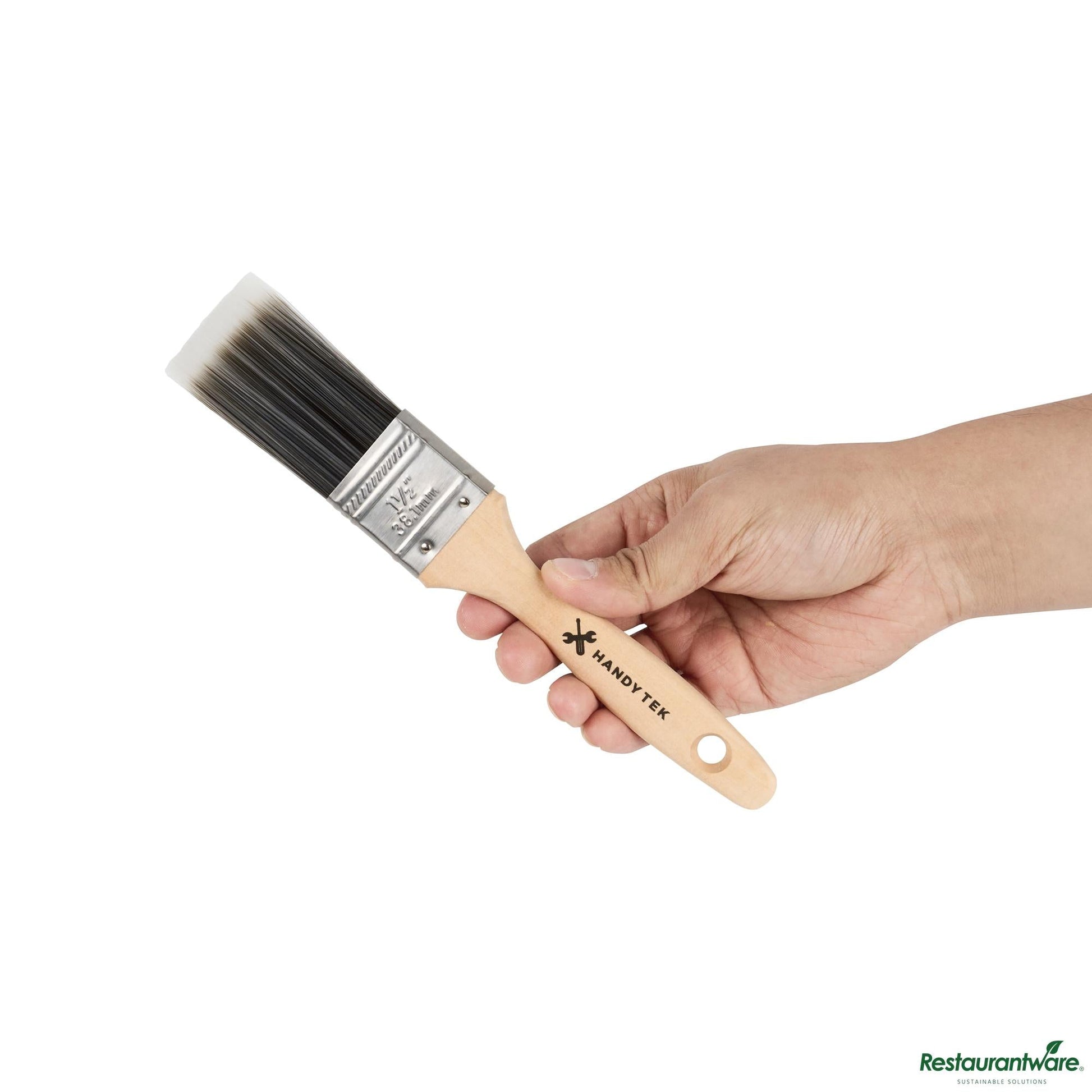 Wholesale Restaurantware Synthetic Polyester Paint Brush - Flat, Beaver Tail - 8.7" X 1.5" X 0.5"- Bulk