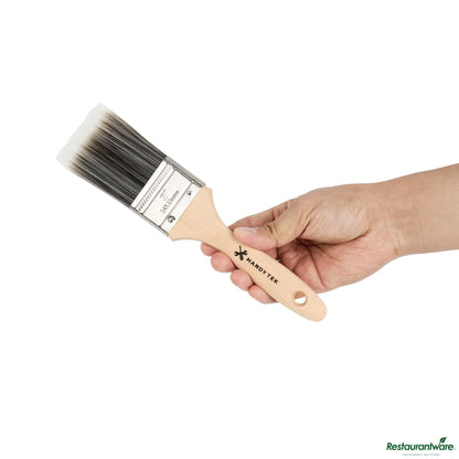 Wholesale Restaurantware Synthetic Polyester Paint Brush - Flat, Beaver Tail - 9.4" X 2" X 0.6"- Bulk