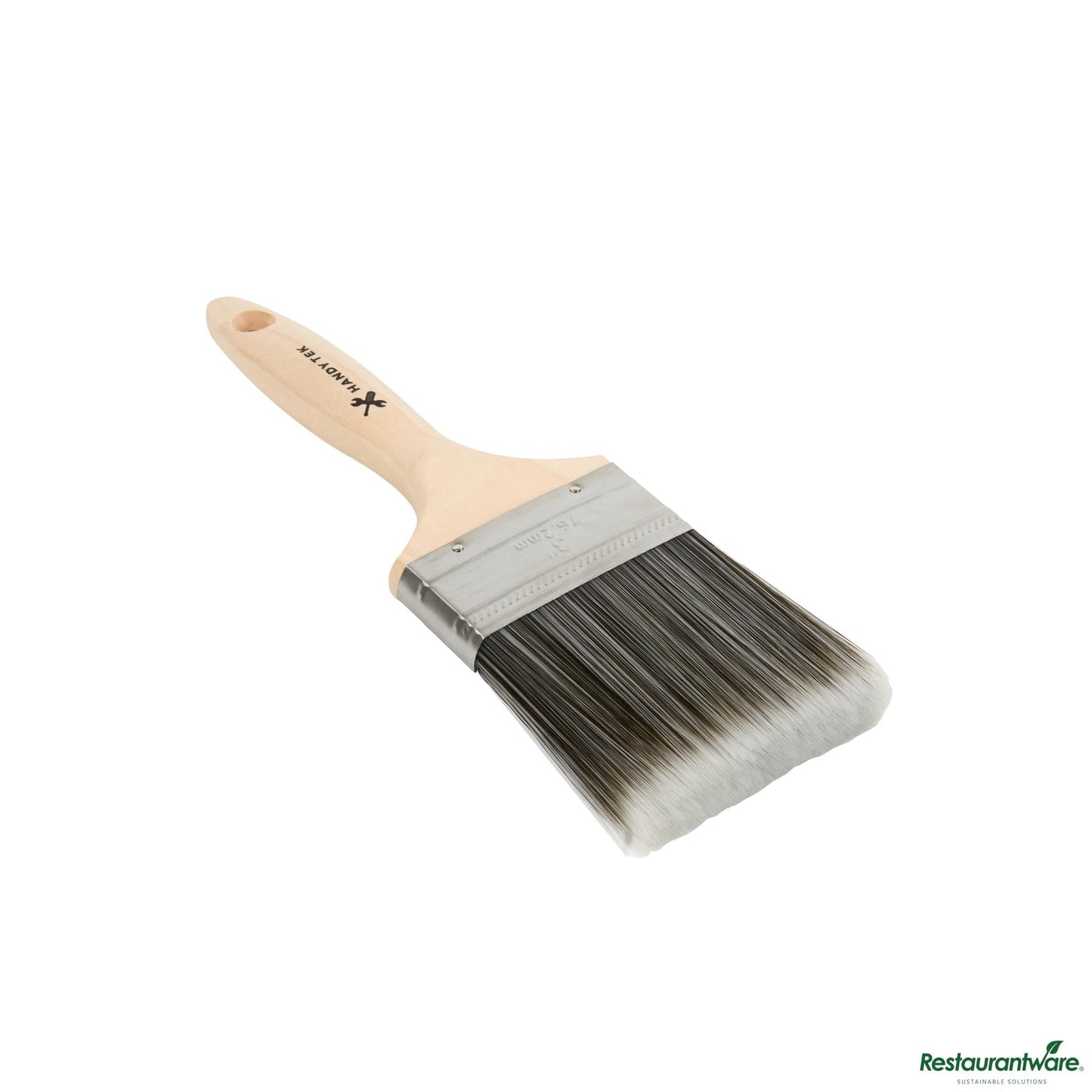 Wholesale Restaurantware Synthetic Polyester Paint Brush - Flat, Beaver Tail - 10.4" X 3" X 0.7"- Bulk