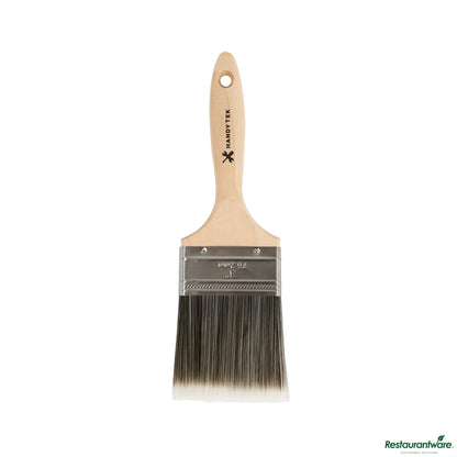 Wholesale Restaurantware Synthetic Polyester Paint Brush - Flat, Beaver Tail - 10.4" X 3" X 0.7"- Bulk