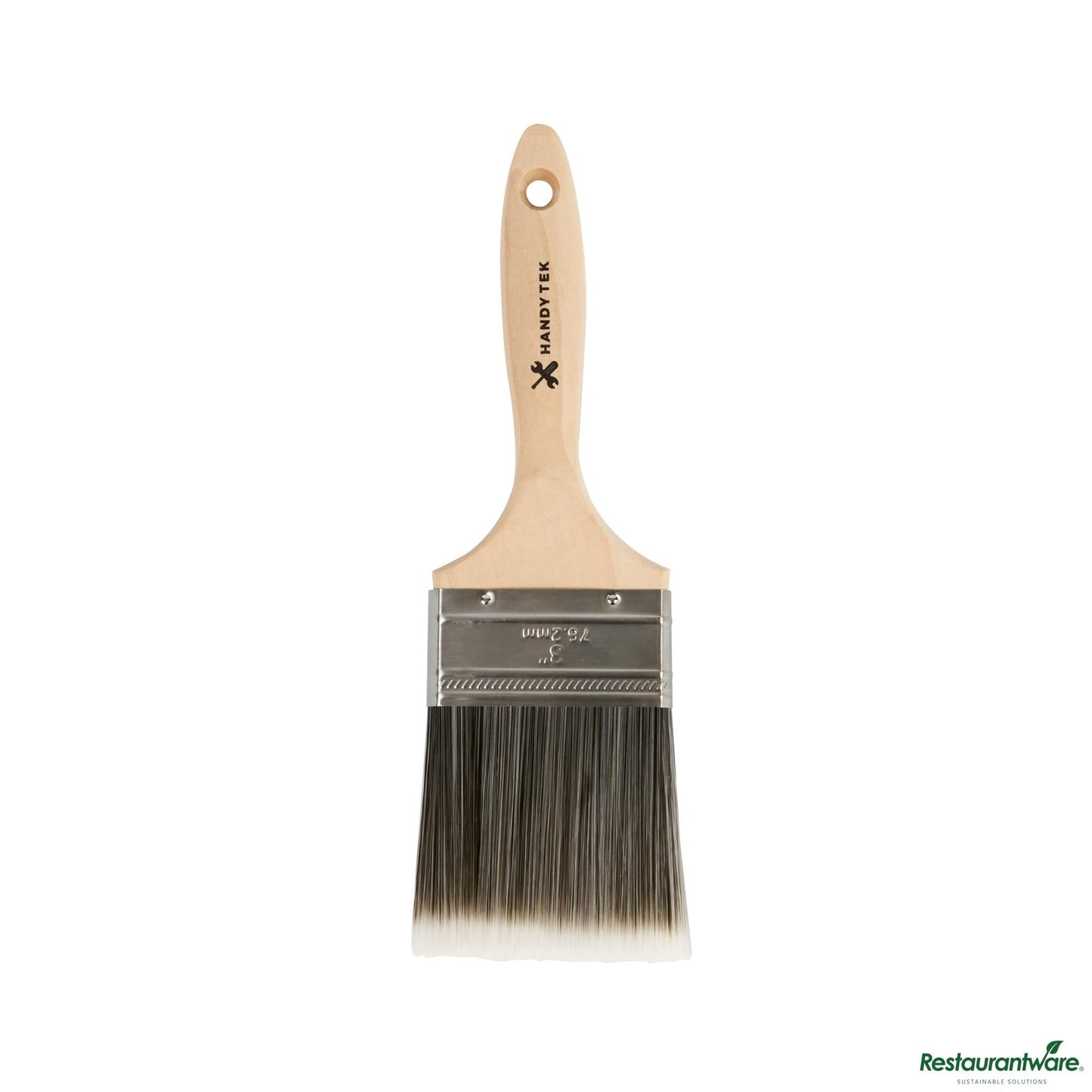 Wholesale Restaurantware Synthetic Polyester Paint Brush - Flat, Beaver Tail - 10.4" X 3" X 0.7"- Bulk