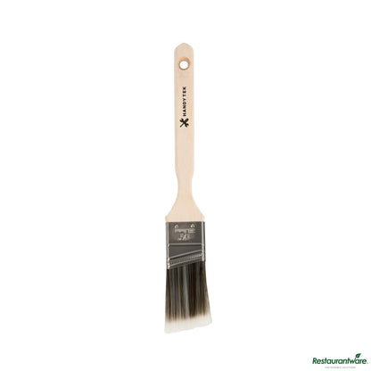 Wholesale Restaurantware Synthetic Polyester Paint Brush - Angled, Long Handle - 11" X 1.5" X 0.6"- Bulk