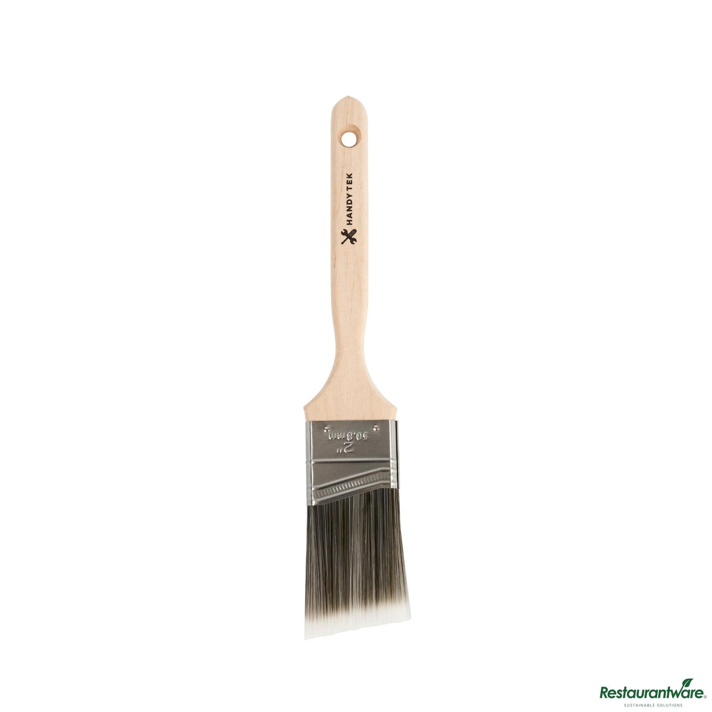 Wholesale Restaurantware Synthetic Polyester Paint Brush - Angled, Long Handle - 11.6" X 2" X 0.6"- Bulk