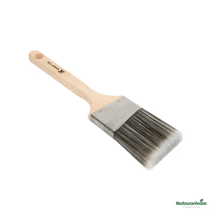 Wholesale Restaurantware Synthetic Polyester Paint Brush - Angled, Long Handle - 12.4" X 2.5" X 0.6"- Bulk