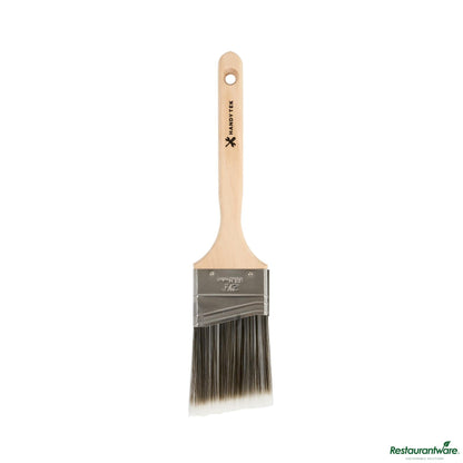 Wholesale Restaurantware Synthetic Polyester Paint Brush - Angled, Long Handle - 12.4" X 2.5" X 0.6"- Bulk