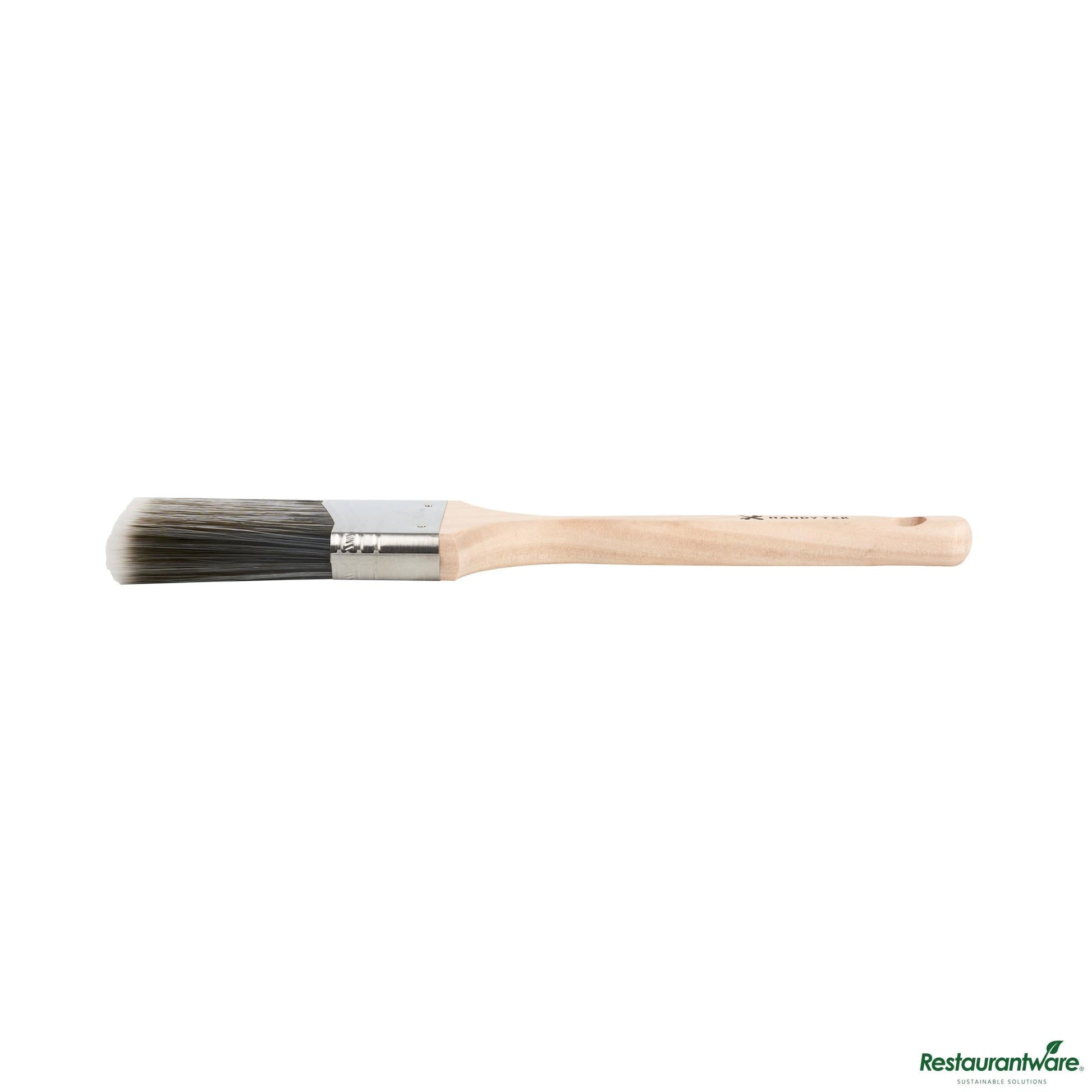 Wholesale Restaurantware Synthetic Polyester Paint Brush - Angled, Long Handle - 12.6" X 3" X 0.7"- Bulk