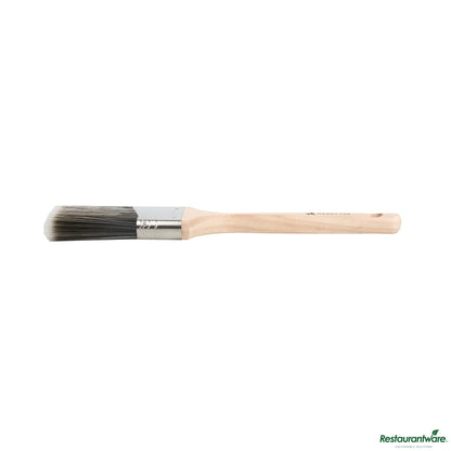 Wholesale Restaurantware Synthetic Polyester Paint Brush - Angled, Long Handle - 12.6" X 3" X 0.7"- Bulk