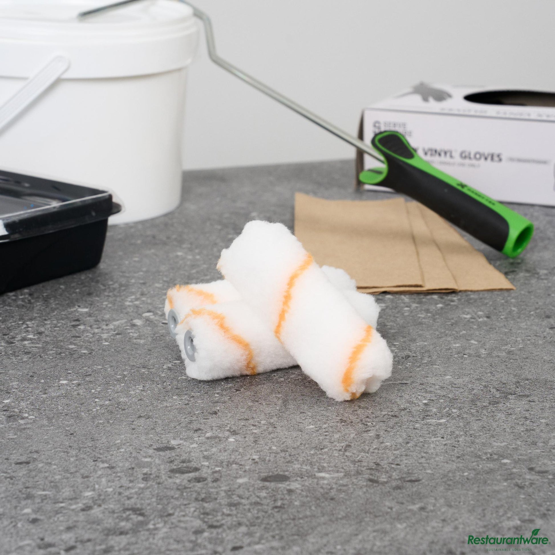 Wholesale Restaurantware Knit Roller Cover - Shed-Resistant, with 1/2" Nap - 4" X 1.4" X 1.4"- Bulk