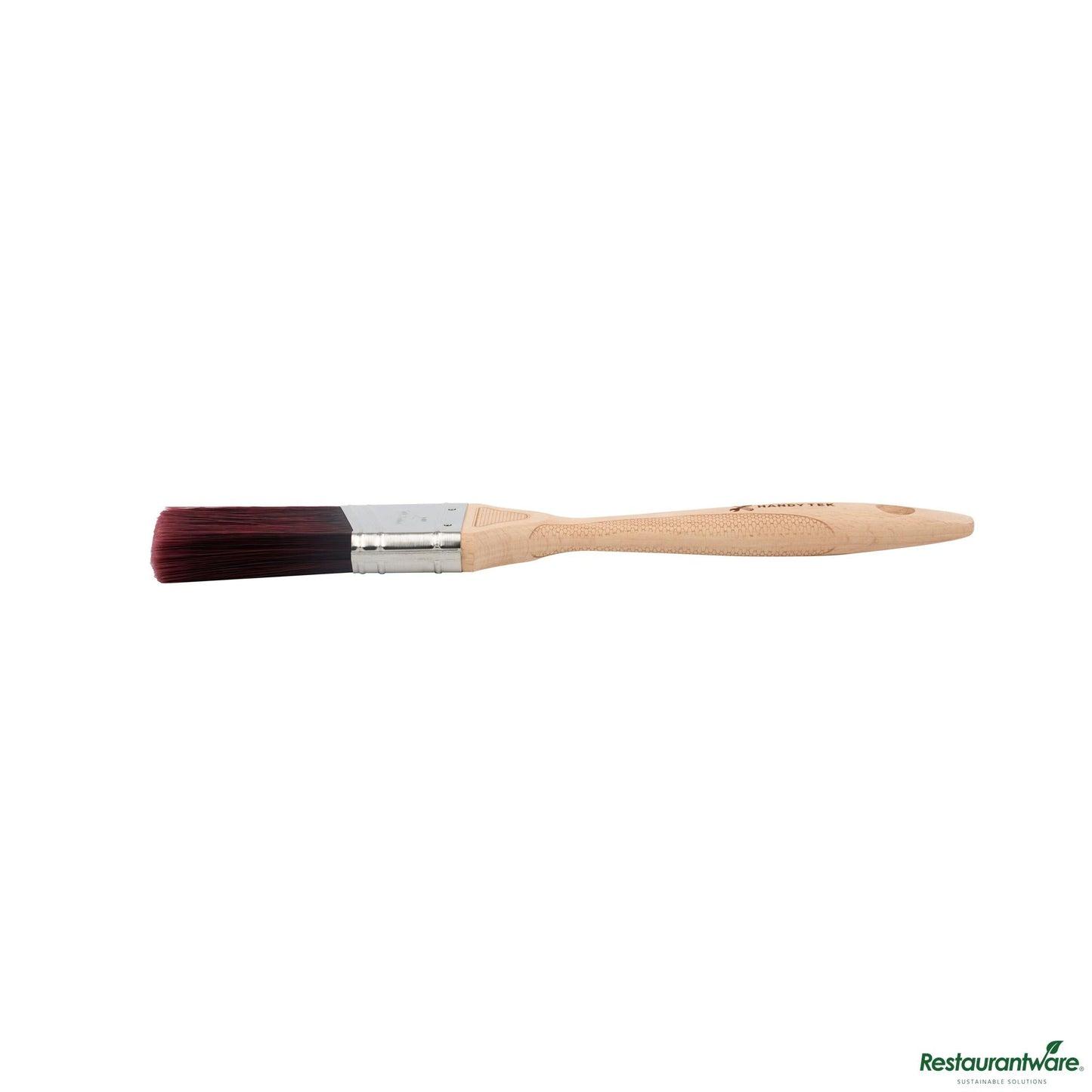 Wholesale Restaurantware Polyester Paint Brush - Angled, Soft Tip, Textured Handle - 12" X 2" X 0.7"- Bulk