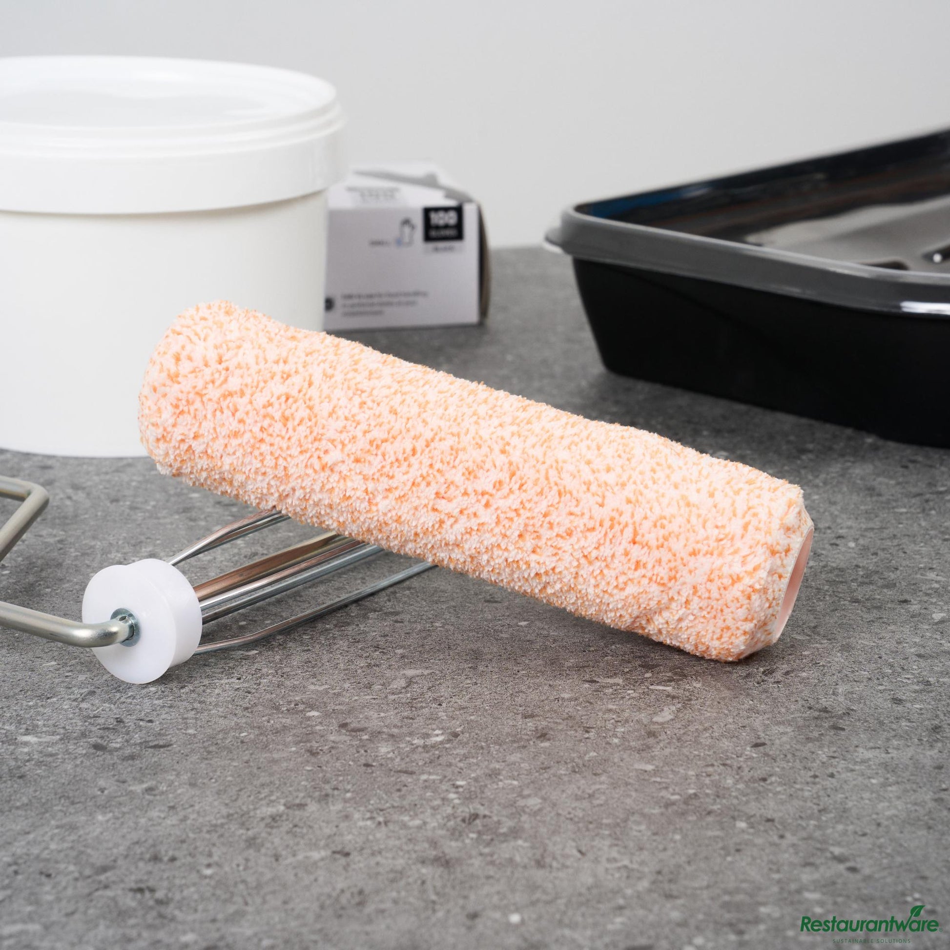 Wholesale Restaurantware Microfiber Roller Cover - Shed-Resistant, with 3/8" Nap - 9.1" X 2.4" X 2.4"- Bulk