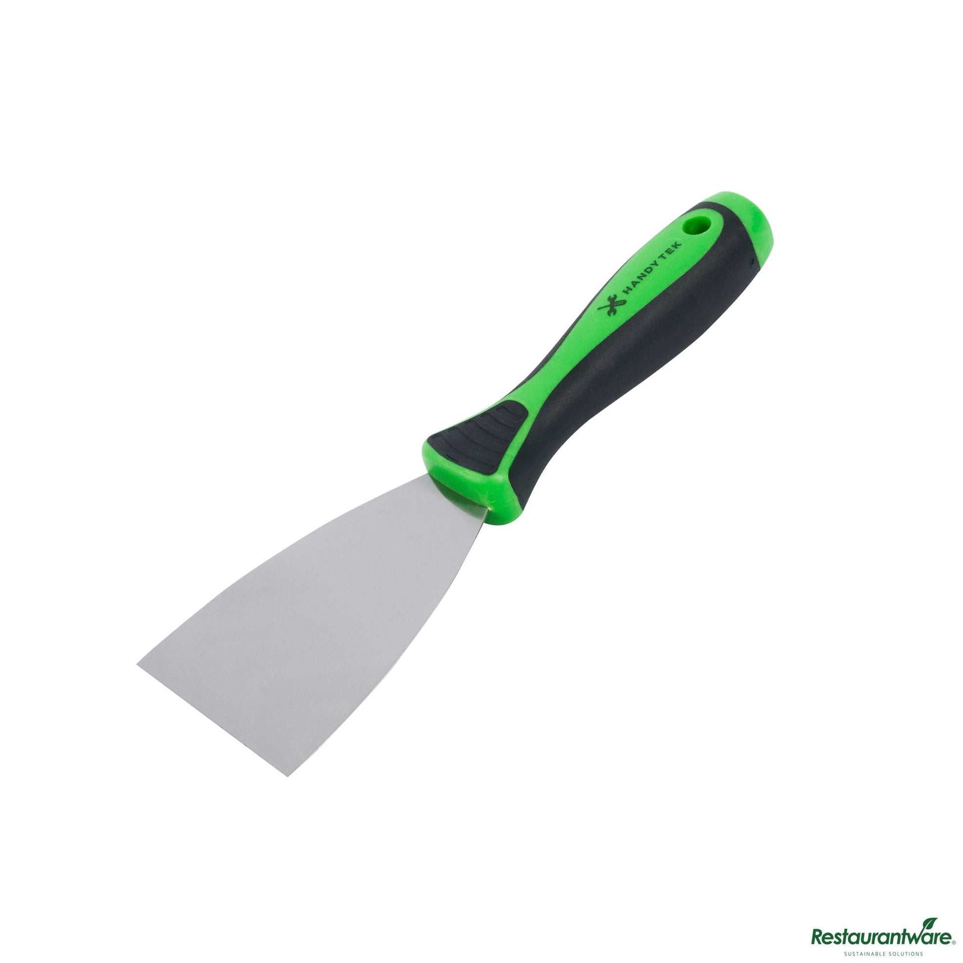 Wholesale Restaurantware Carbon Steel Putty Knife - Flexible, Soft Grip Handle - 9.4" X 3" X 1.2"- Bulk