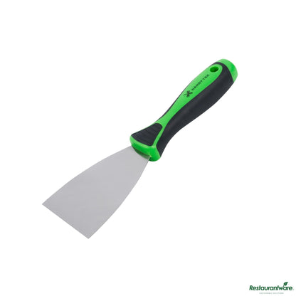Wholesale Restaurantware Carbon Steel Putty Knife - Flexible, Soft Grip Handle - 9.4" X 3" X 1.2"- Bulk
