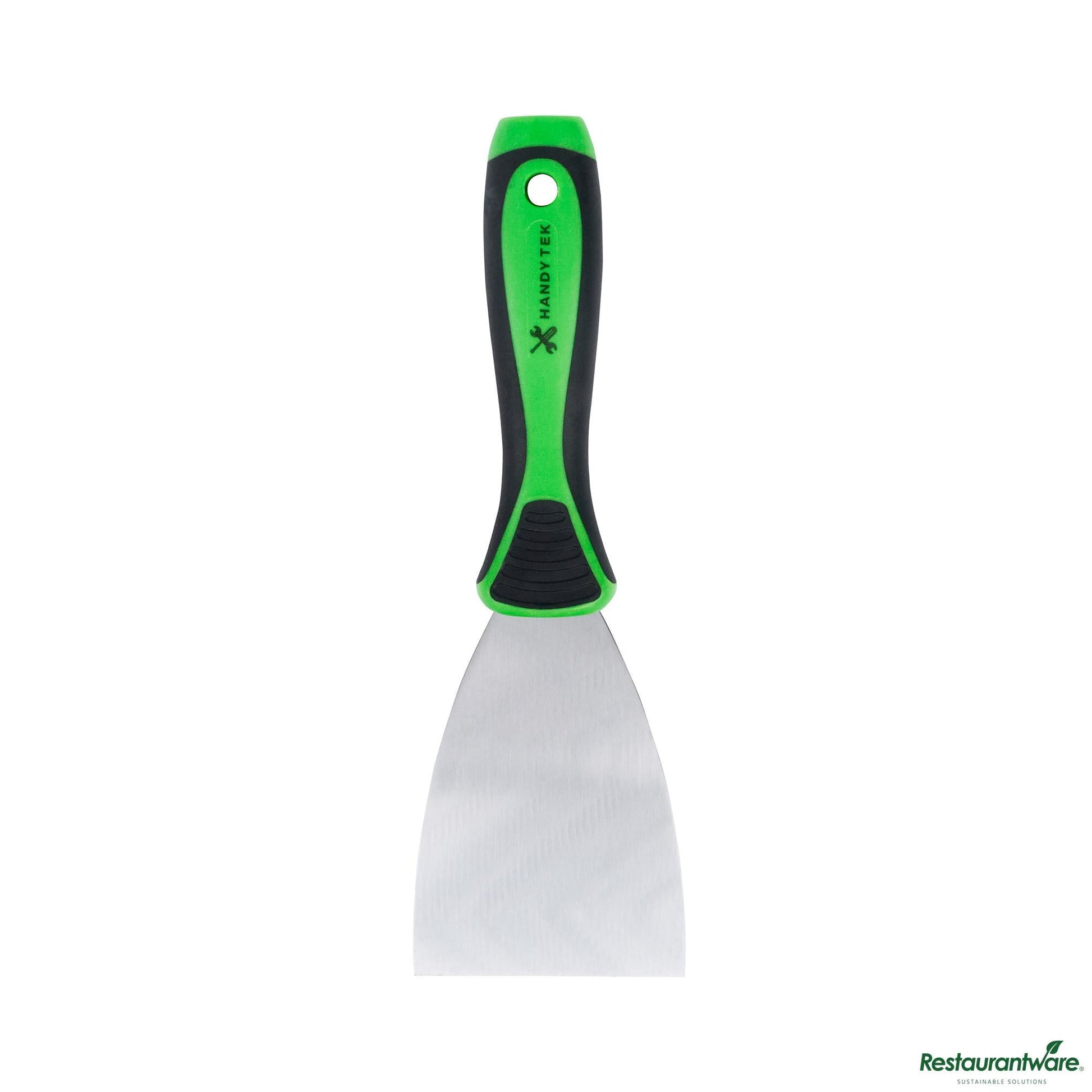 Wholesale Restaurantware Carbon Steel Putty Knife - Flexible, Soft Grip Handle - 9.4" X 3" X 1.2"- Bulk