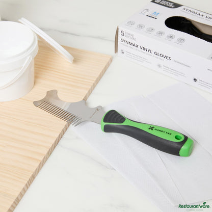 Wholesale Restaurantware 4-in-1 Painter's Multi-Tool - Soft Grip Handle - 6.3" X 2.4" X 1.2"- Bulk