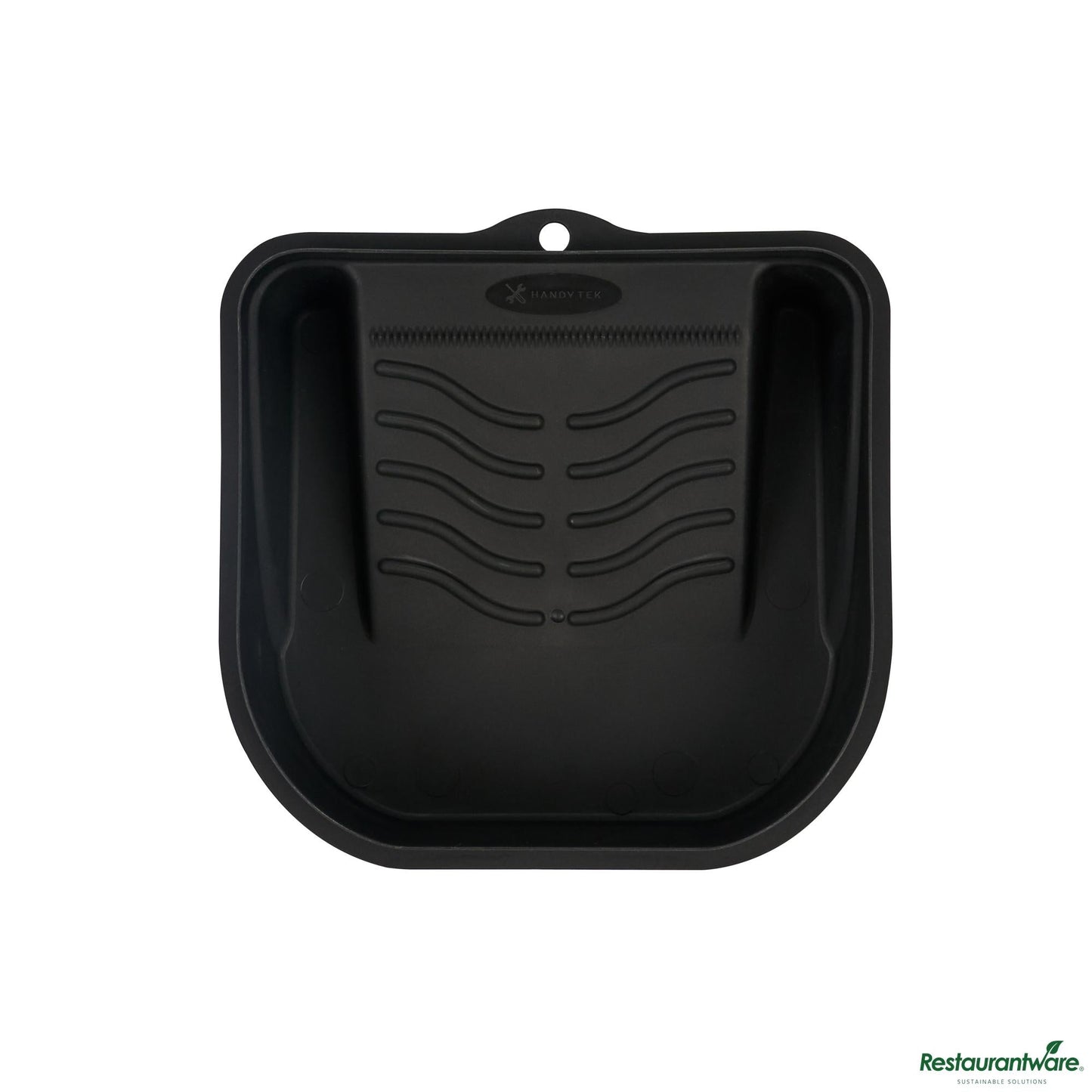 Wholesale Restaurantware 27 Oz Black Plastic Paint Tray / Pail Lid - Fits 0.5 Gal Paint Pail - 7.1" X 6.9" X 1.9"- Bulk