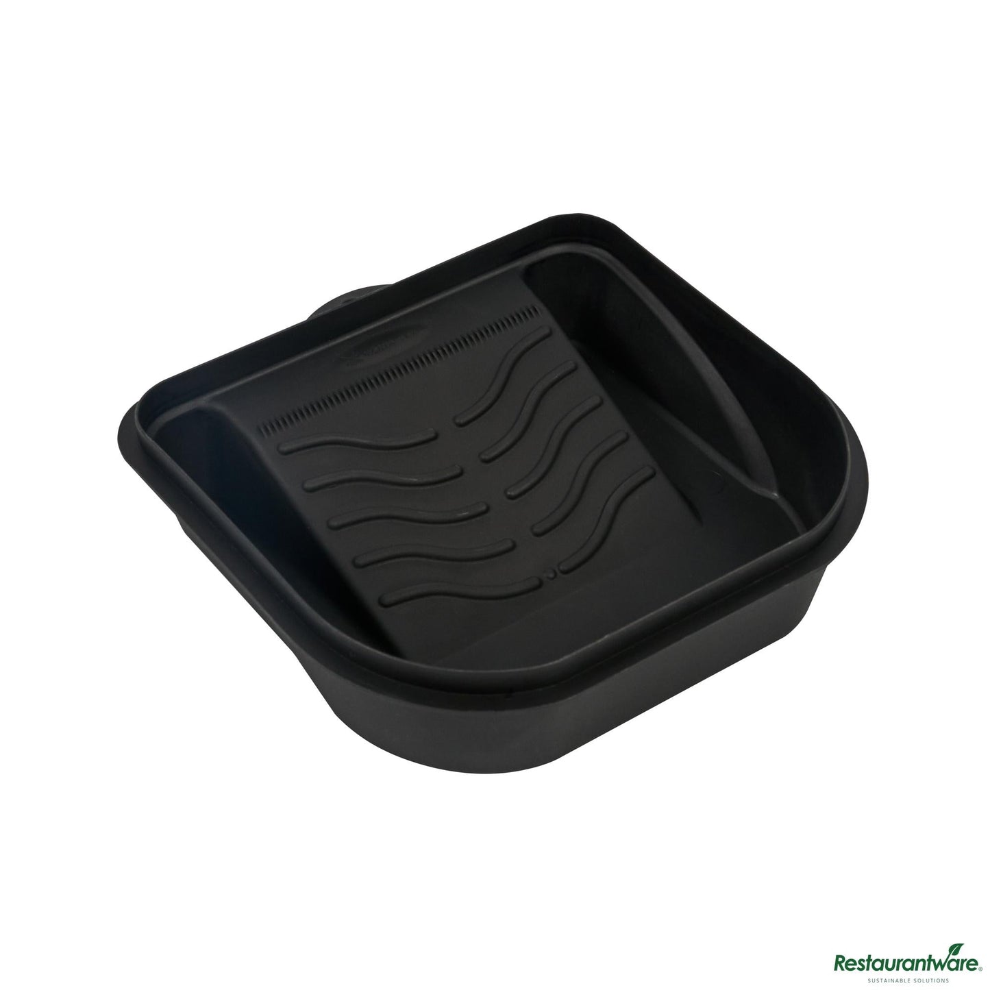 Wholesale Restaurantware 27 Oz Black Plastic Paint Tray / Pail Lid - Fits 0.5 Gal Paint Pail - 7.1" X 6.9" X 1.9"- Bulk