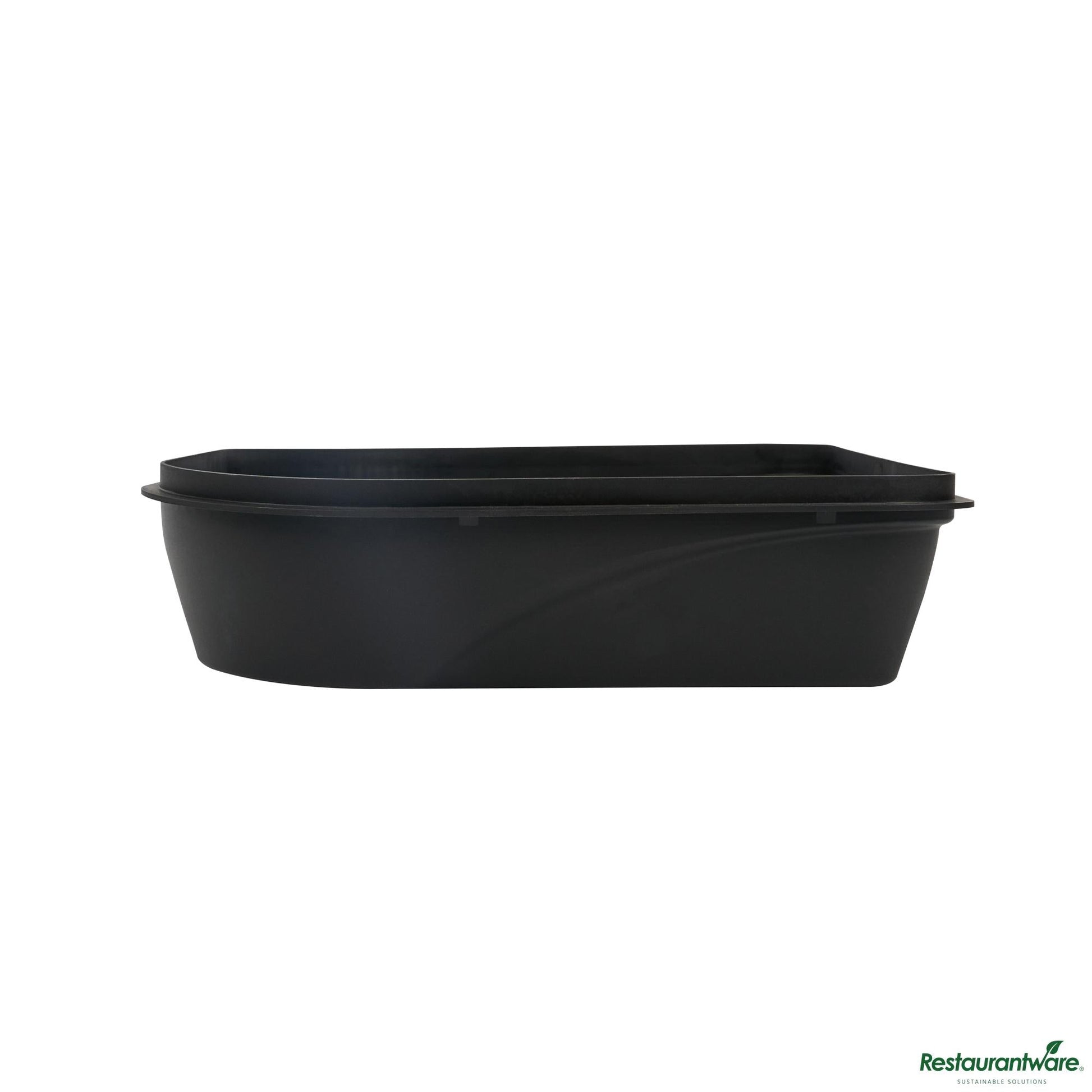 Wholesale Restaurantware 5 Qt Black Plastic Paint Tray / Pail Lid - Fits 3.5 Gal Paint Pail - 14.8" X 11.9" X 3.1"- Bulk