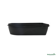 Wholesale Restaurantware 5 Qt Black Plastic Paint Tray / Pail Lid - Fits 3.5 Gal Paint Pail - 14.8" X 11.9" X 3.1"- Bulk