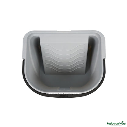 Wholesale Restaurantware 3.5 Gal Gray Plastic Paint Pail - 15.8" X 12.8" X 9.1"- Bulk