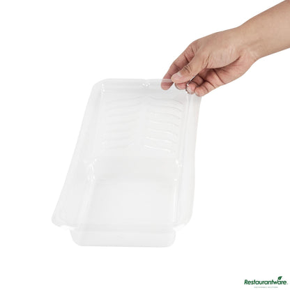 Wholesale Restaurantware Clear Plastic Paint Tray Liner - Fits 1.5 Qt Paint Tray - 13.8" X 6.7" X 2.4"- Bulk