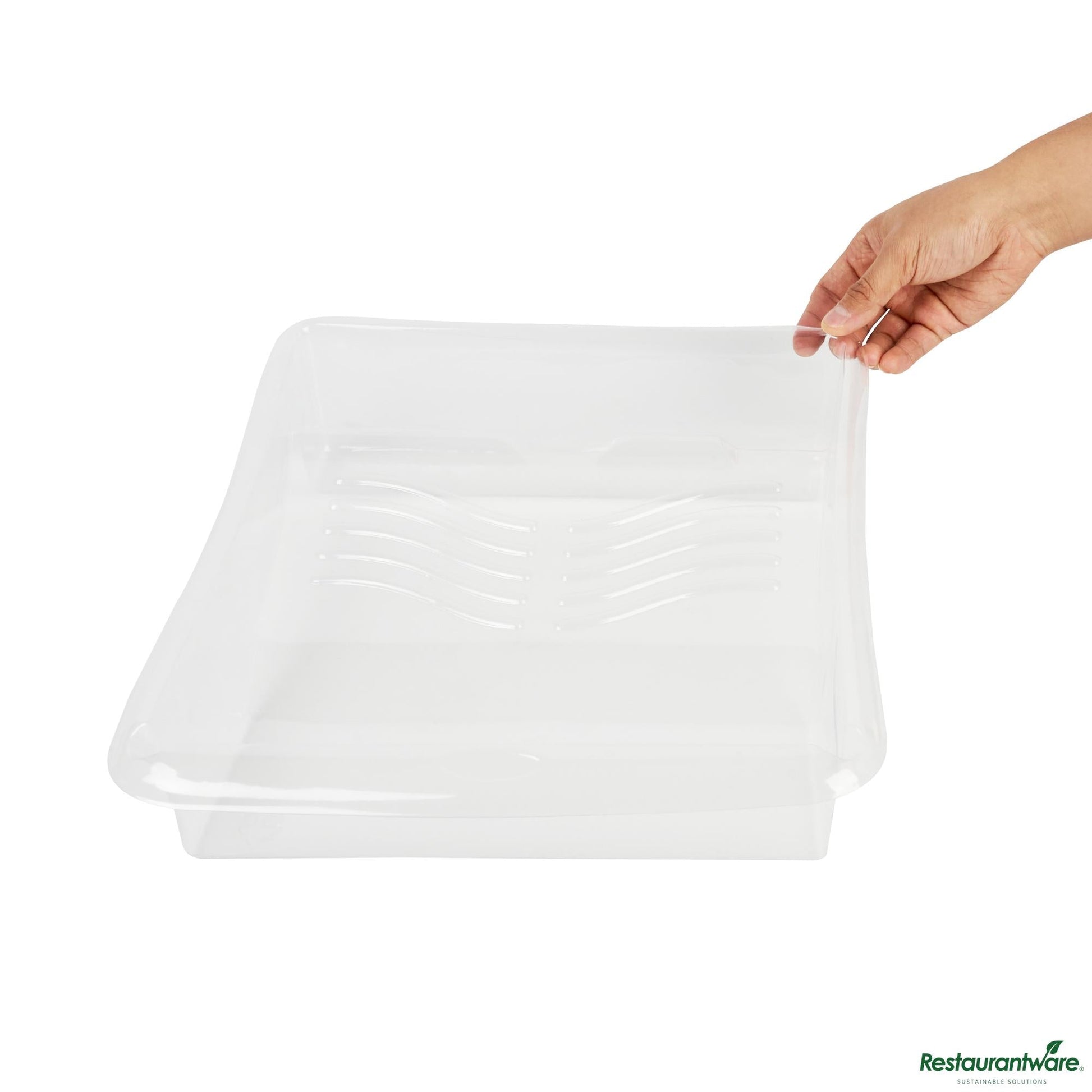 Wholesale Restaurantware Clear Plastic Paint Tray Liner - Fits 1.5 Gal Paint Tray - 17.8" X 13" X 3"- Bulk