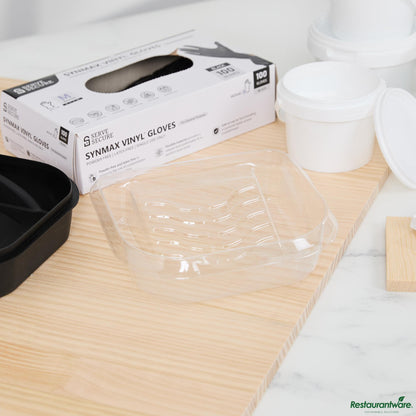 Wholesale Restaurantware Clear Plastic Paint Tray Liner - Fits 27 Oz Paint Tray / Pail Lid - 6.5" X 6.1" X 1.8"- Bulk