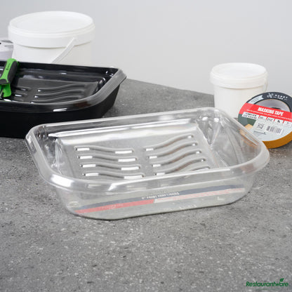 Wholesale Restaurantware Clear Plastic Paint Tray Liner - Fits 5 Qt Paint Tray / Pail Lid - 14" X 11.2" X 3"- Bulk