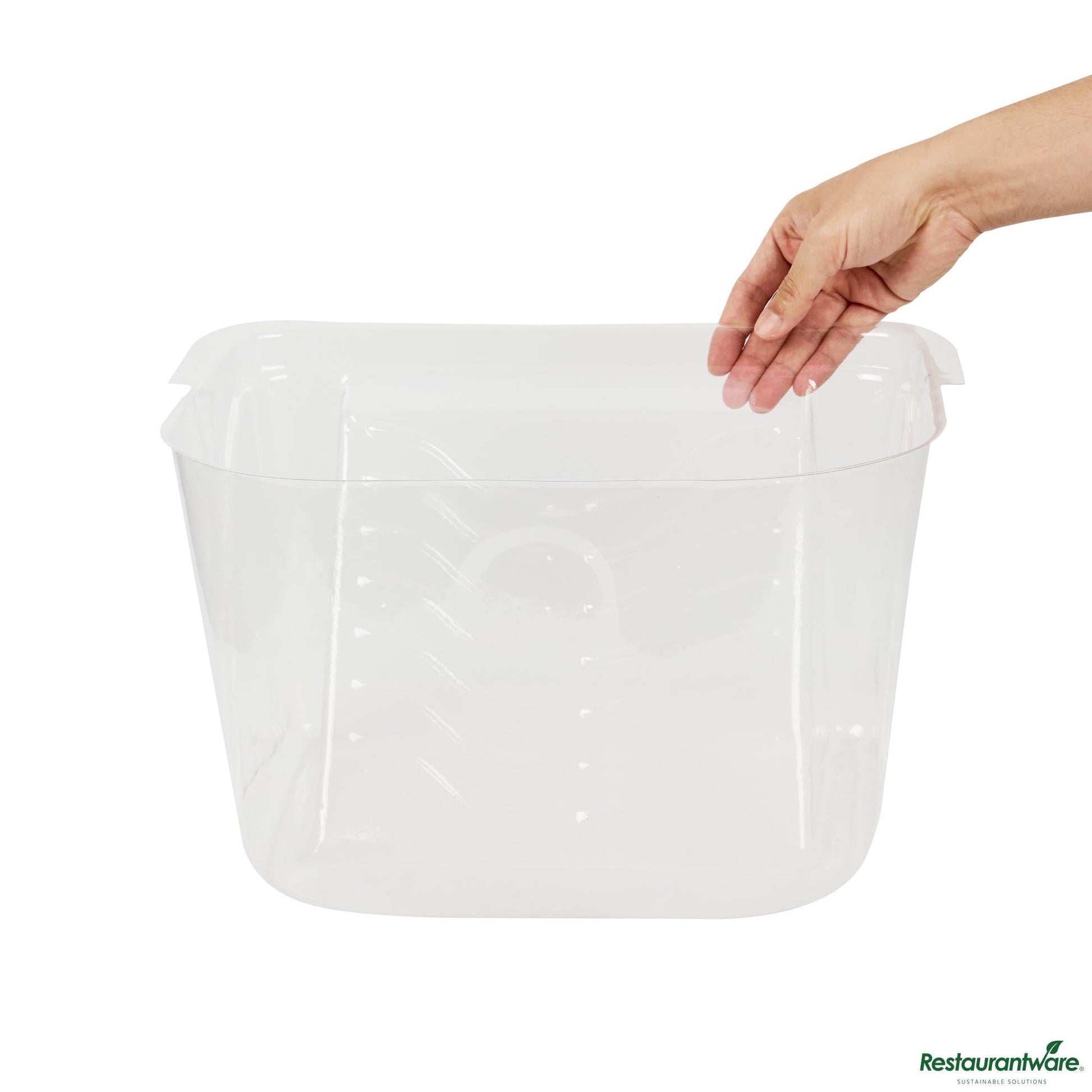 Wholesale Restaurantware Clear Plastic Paint Pail Liner - Fits 3.5 Gal Paint Pail - 15.5" X 12.3" X 9.1"- Bulk
