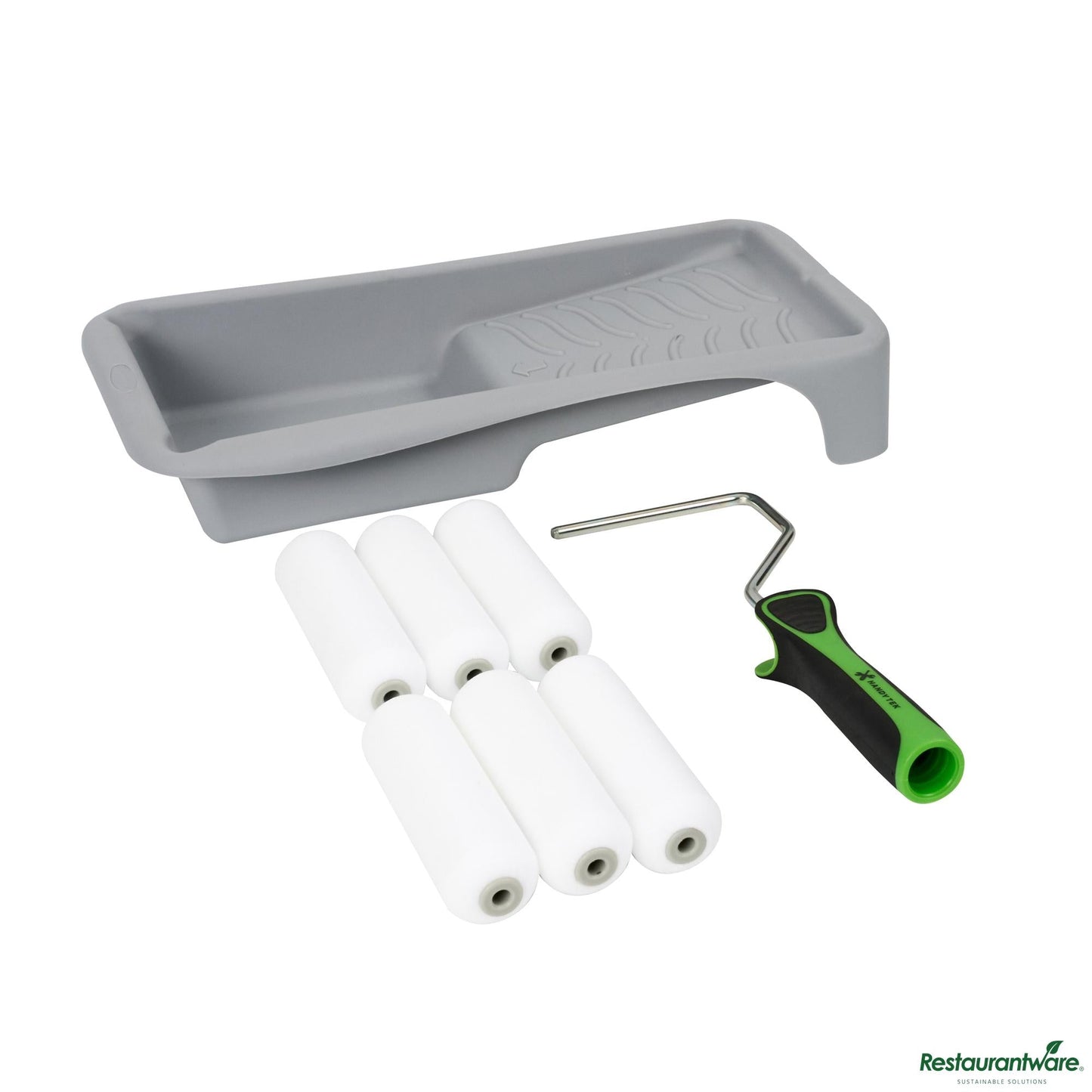 Wholesale Restaurantware Paint Roller Kit - 8-Piece - 13.8" X 6.8" X 2.3"- Bulk