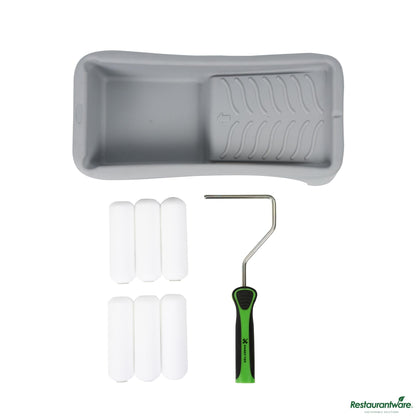 Wholesale Restaurantware Paint Roller Kit - 8-Piece - 13.8" X 6.8" X 2.3"- Bulk
