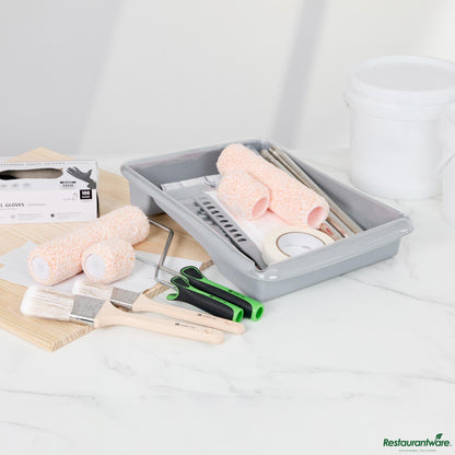 Wholesale Restaurantware Paint Roller Kit - 18-Piece - 17.7" X 12.9" X 3.2"- Bulk