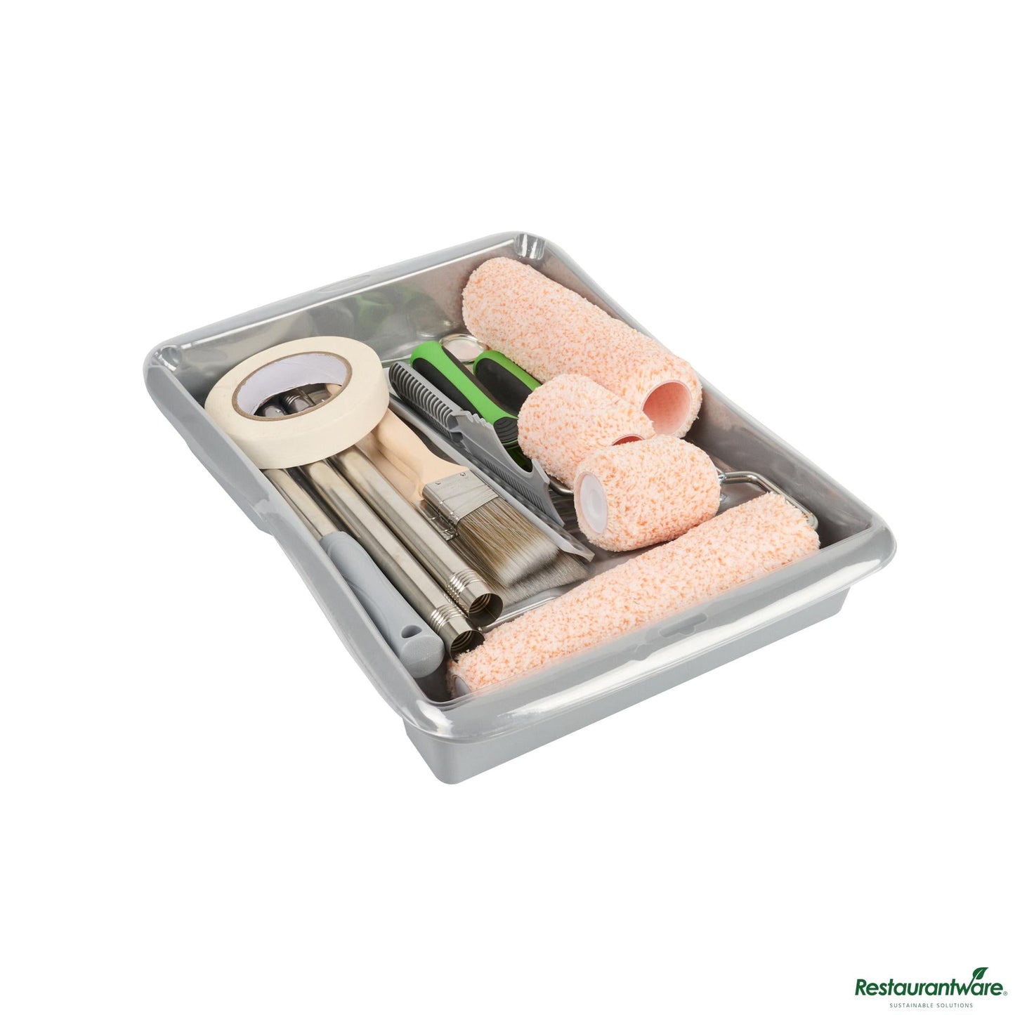 Wholesale Restaurantware Paint Roller Kit - 18-Piece - 17.7" X 12.9" X 3.2"- Bulk