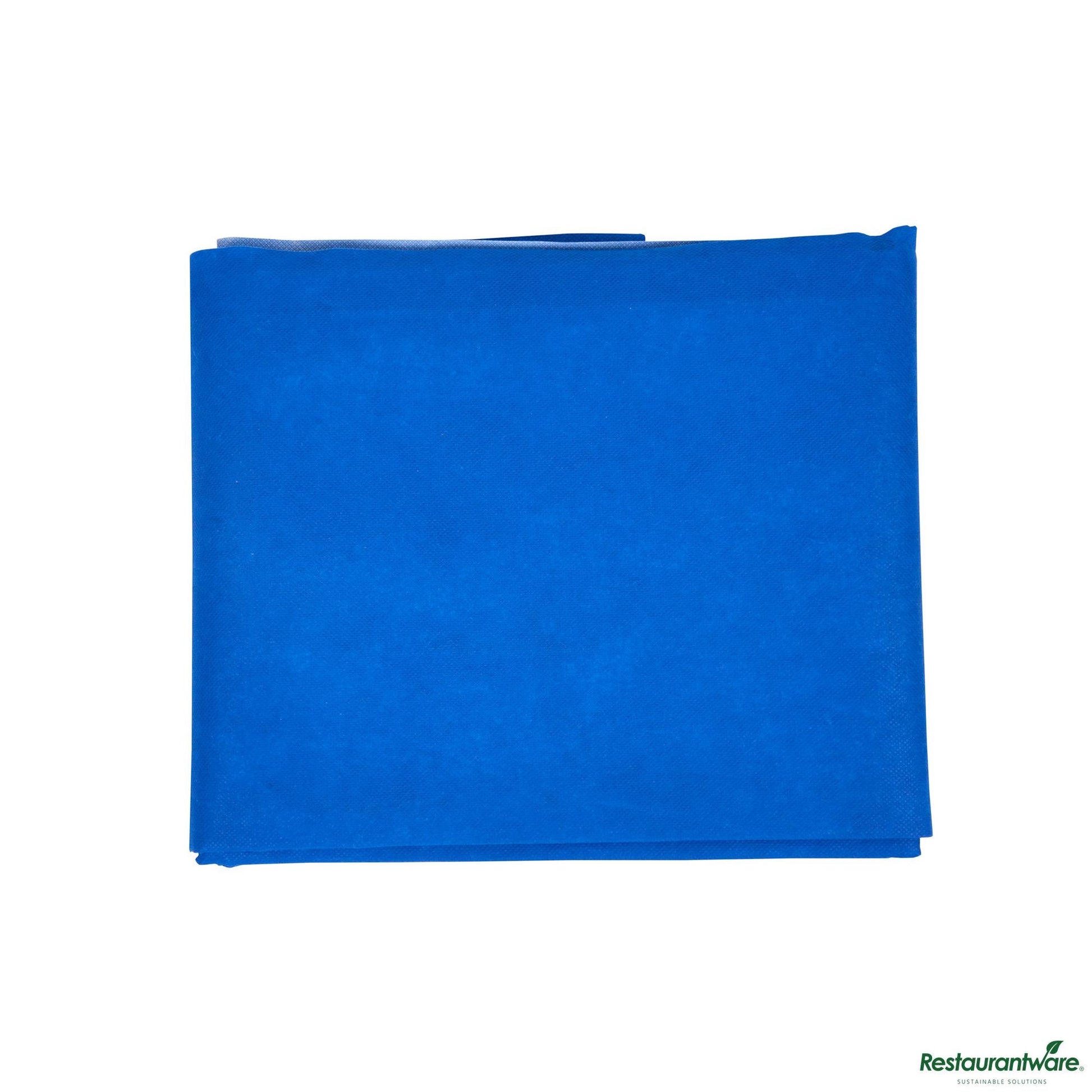 Wholesale Restaurantware Blue Plastic Drop Cloth - 48" X 179.9" X 0.02"- Bulk
