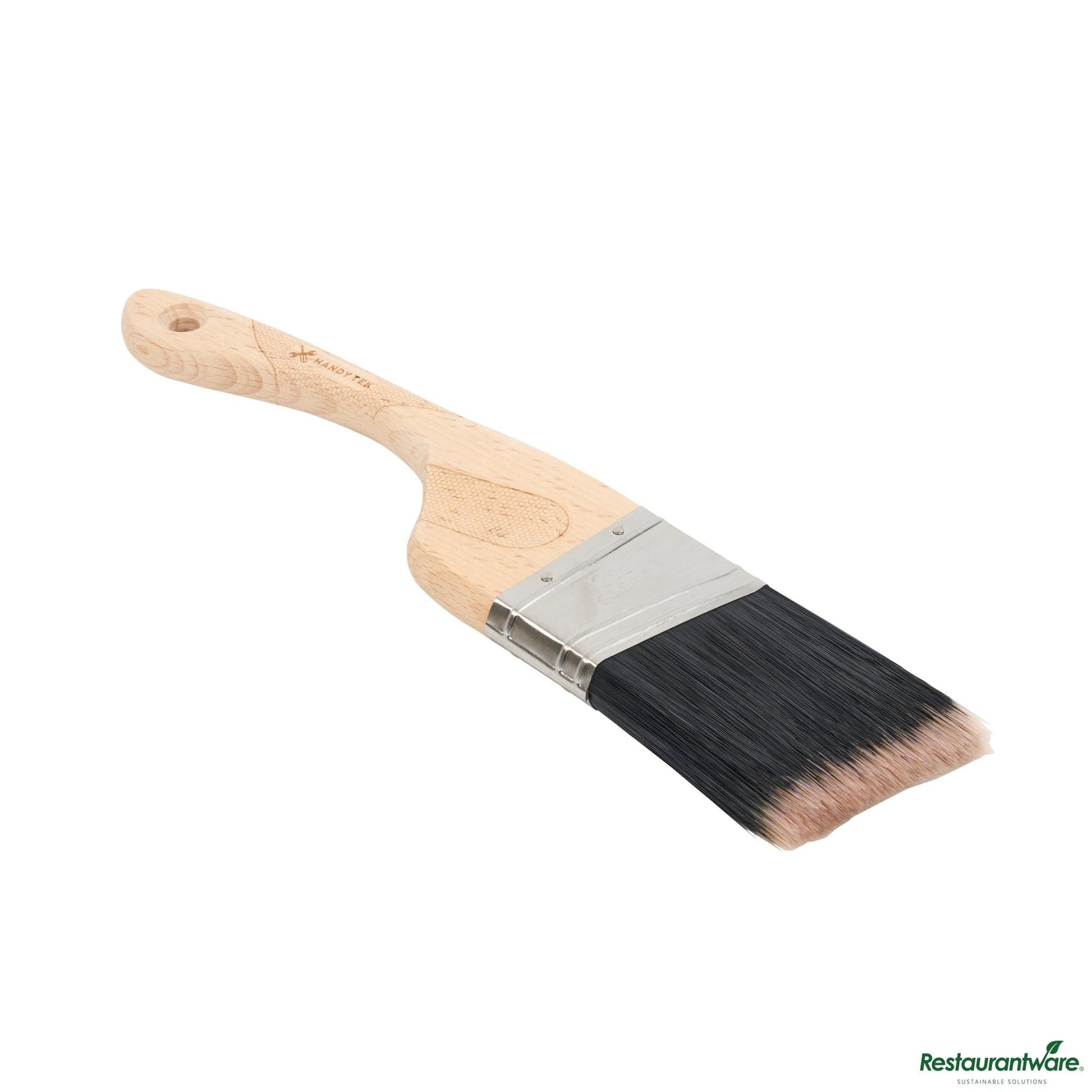 Wholesale Restaurantware Pbt / Nylon Paint Brush - Angled, Ergonomic Handle - 12.5" X 2.6" X 0.7"- Bulk