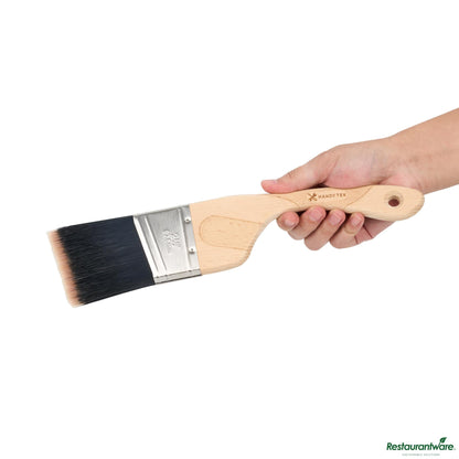 Wholesale Restaurantware Pbt / Nylon Paint Brush - Angled, Ergonomic Handle - 12.5" X 2.6" X 0.7"- Bulk