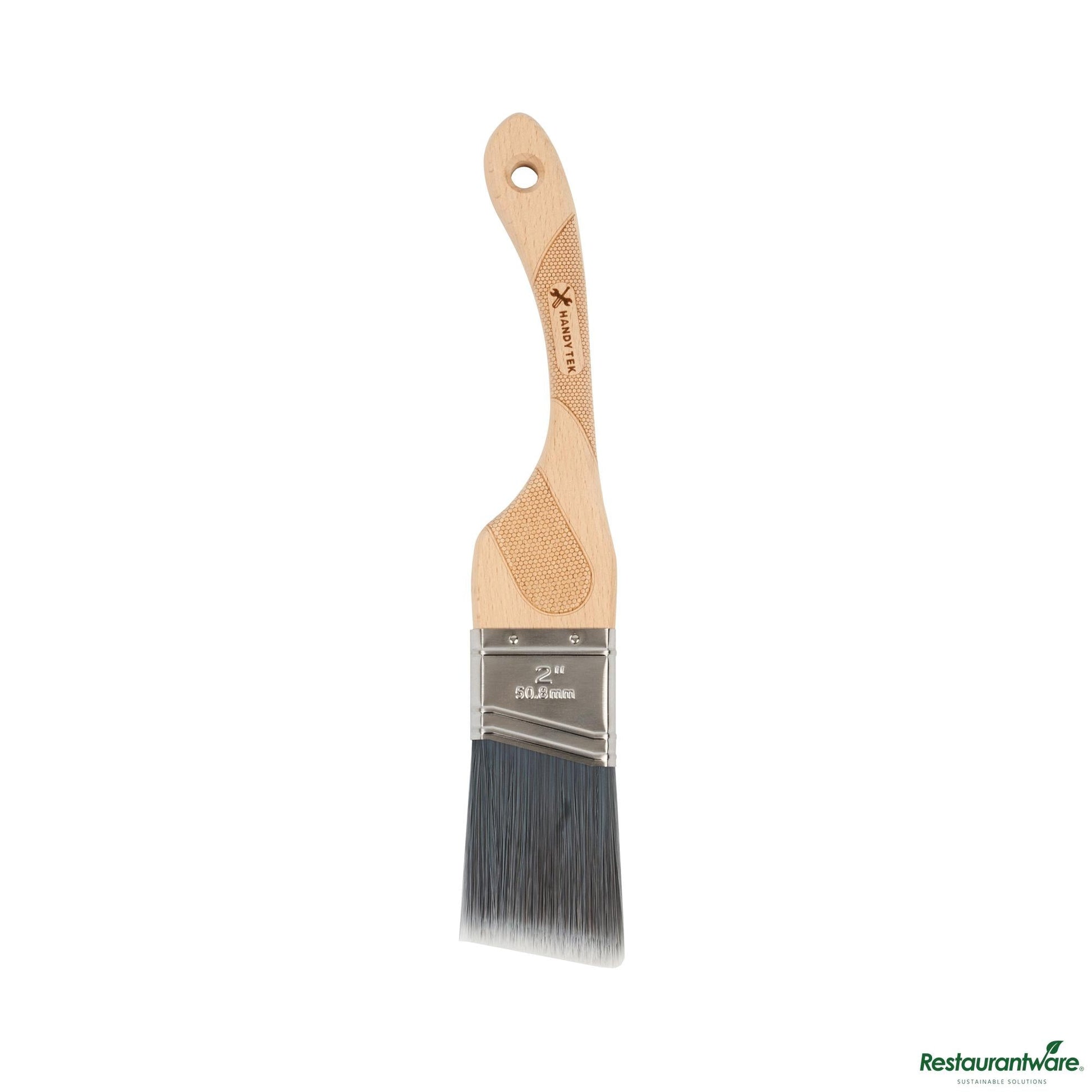 Wholesale Restaurantware Nylon / Polyester Paint Brush - Angled, Soft Tip, Ergonomic Handle - 11.8" X 2" X 0.7"- Bulk