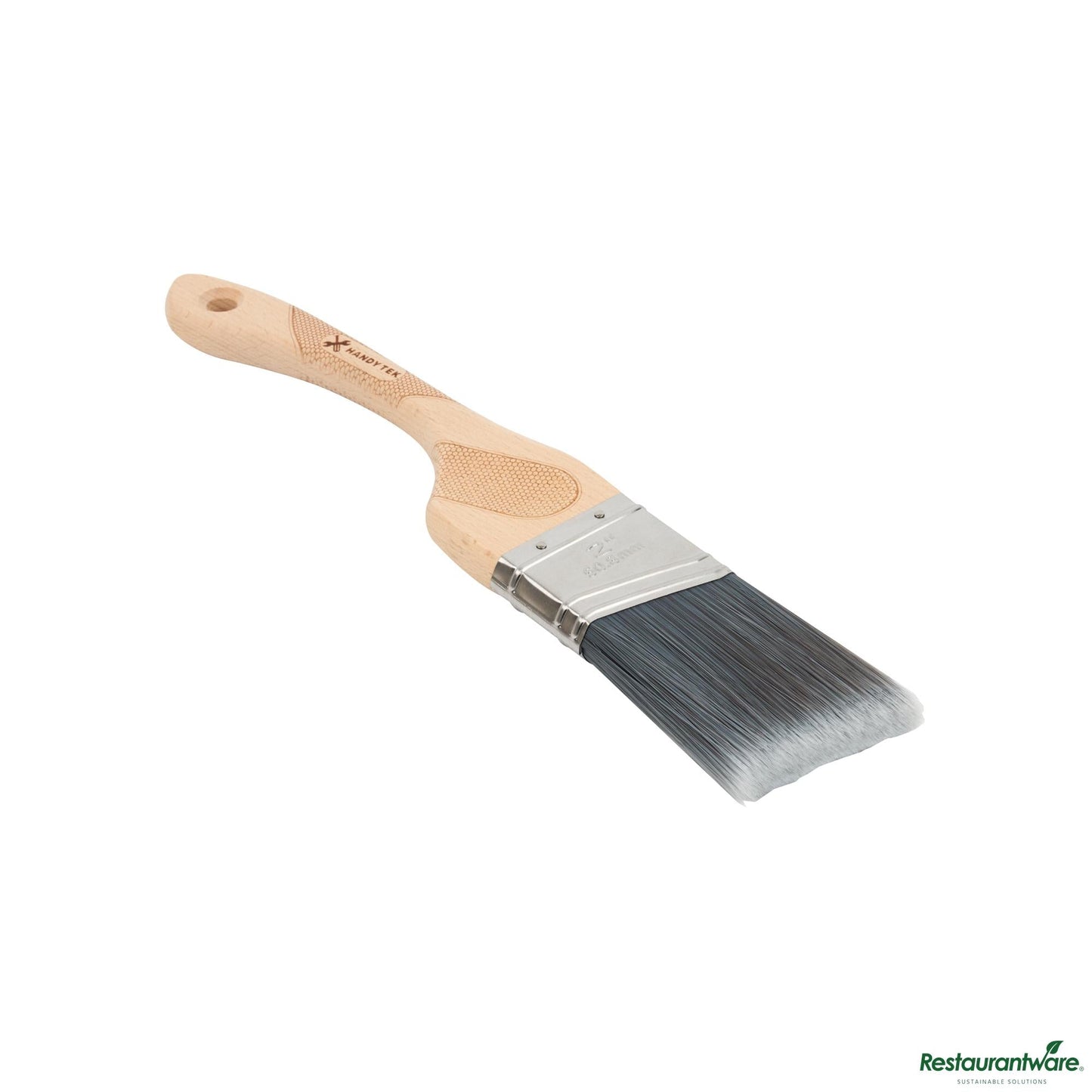 Wholesale Restaurantware Nylon / Polyester Paint Brush - Angled, Soft Tip, Ergonomic Handle - 11.8" X 2" X 0.7"- Bulk