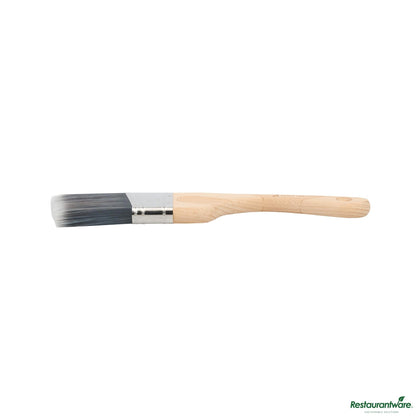 Wholesale Restaurantware Nylon / Polyester Paint Brush - Angled, Soft Tip, Ergonomic Handle - 12.6" X 2.6" X 0.7"- Bulk