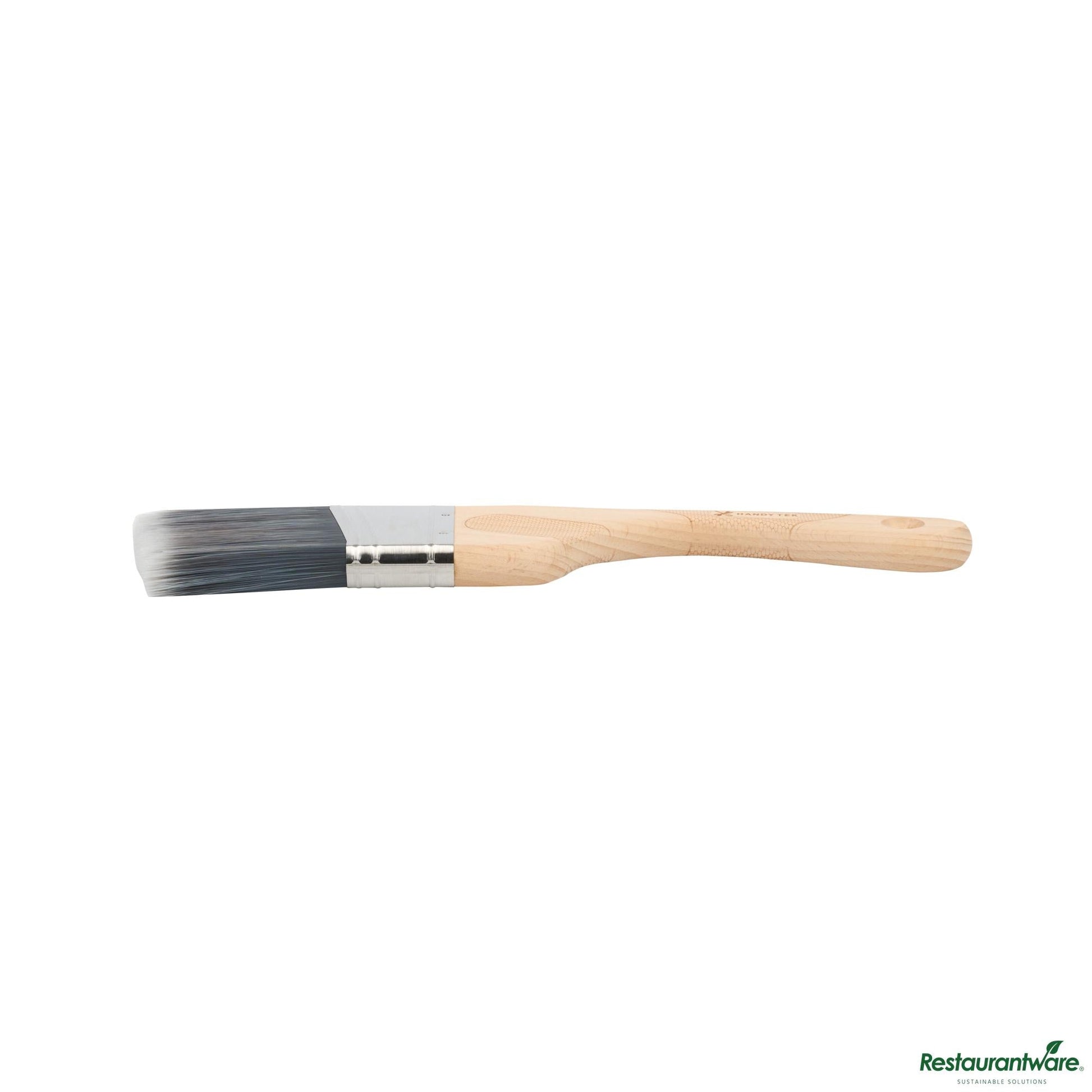 Wholesale Restaurantware Nylon / Polyester Paint Brush - Angled, Soft Tip, Ergonomic Handle - 12.6" X 2.6" X 0.7"- Bulk