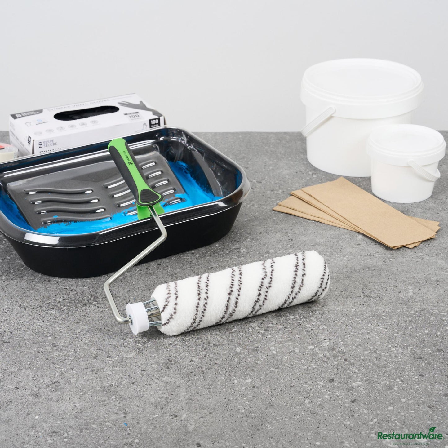Wholesale Restaurantware Woven Roller Cover - Shed-Resistant, High Density, with 1/2" Nap - 9.1" X 2.2" X 2.2"- Bulk
