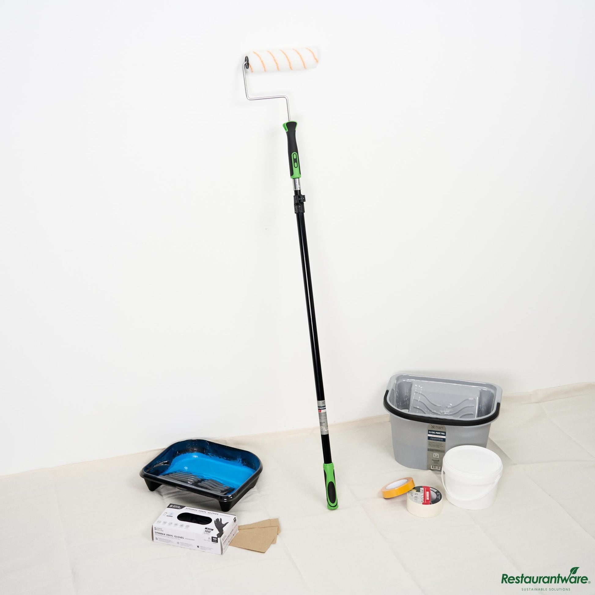 Wholesale Restaurantware Aluminum Extension Pole - 3.5 Ft - 6.5 Ft, Adjustable, Threaded - 43.7" X 2.2" X 1.4"- Bulk
